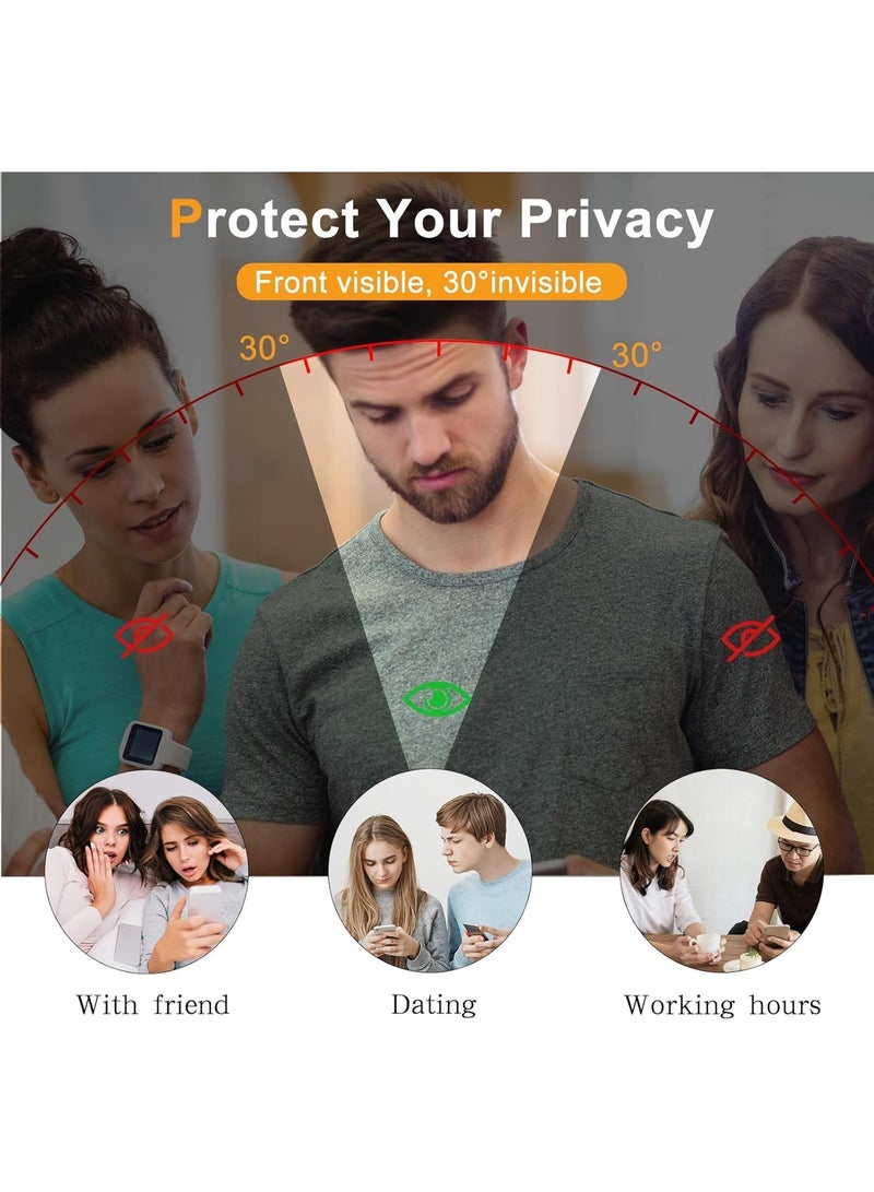 BORTONY Samsung Galaxy S26 Plus 5G Privacy Tempered Glass Anti-Spy Ultra Clear Glass 2-Pack + 2-Pack Camera Lens Protector For Galaxy S26 Plus Bubble-Free Fingerprint Support Glass For Samsung Galaxy S26 Plus - Image 2